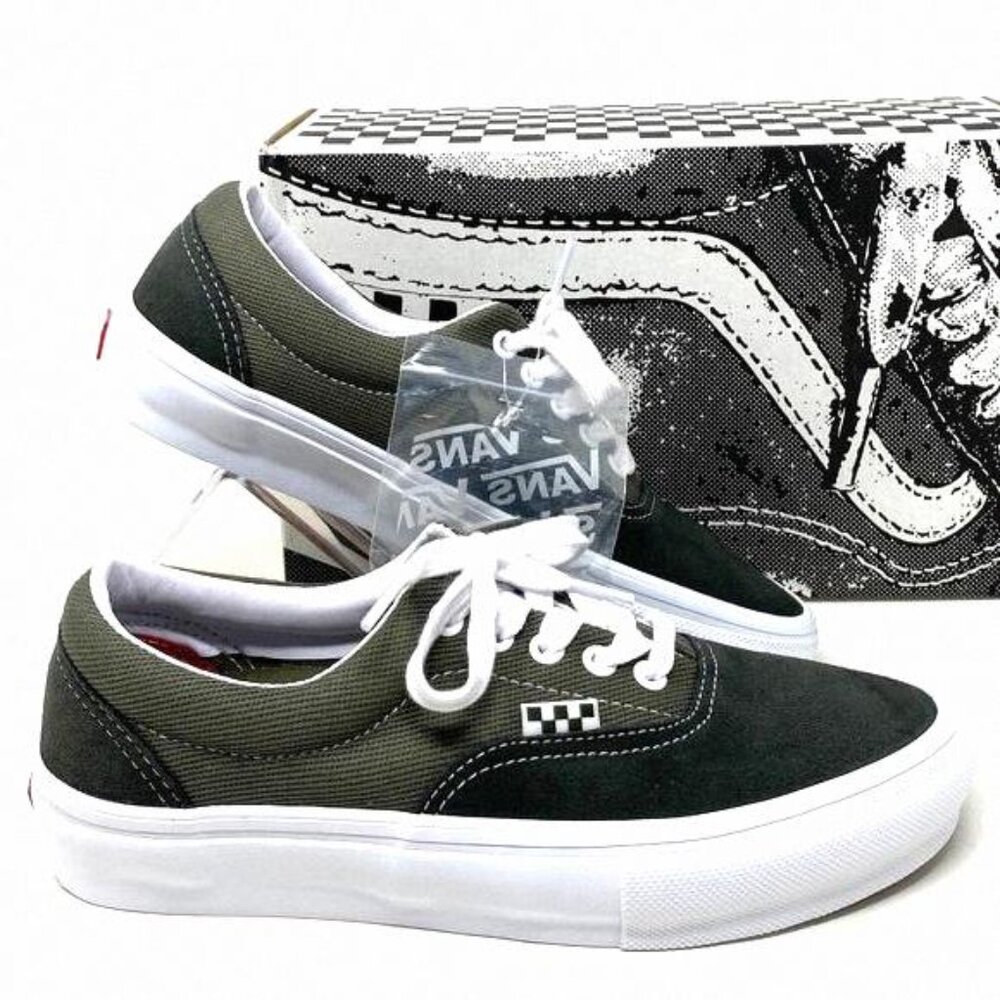 VANS Skate Era Shoes Suede Low Top Canvas Grape VN0A5FC950K Women Sneakers Leaf